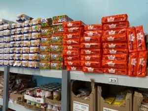 Free Food Boxes at Damien's Place Food Pantry